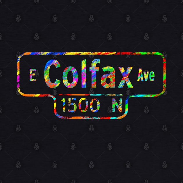 Colfax Street Sign Color by South-O-Matic